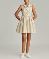Fawn Egyptian Cotton Short Tennis Dress