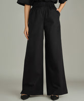 Black Egyptian Cotton Trousers
