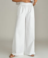 White Egyptian Cotton Trousers