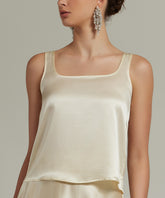 Cream Silk Camisole