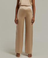 Champagne Silk Trousers