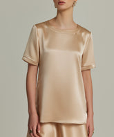 Champagne Silk T-Shirt