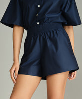 Navy Blue Egyptian Cotton Boxing Shorts