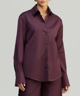 Mulberry Egyptian Cotton Oversized Shirt