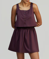 Mulberry Egyptian Cotton Cropped Sleeveless Top