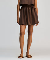 Brunette Egyptian Cotton Mini Skirt