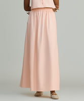 Blush Egyptian Cotton Maxi Skirt