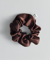 Espresso Silk Scrunchie