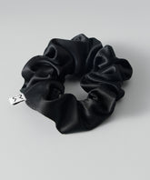 Black Silk Scrunchie