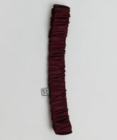 Burgundy Elasticated Silk Headband