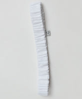 White Elasticated Cotton Headband