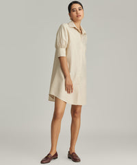 Fawn Egyptian Cotton Short Shirt Dress