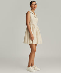 Fawn Egyptian Cotton Short Tennis Dress