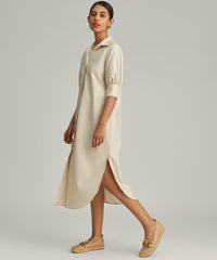 Fawn Egyptian Cotton Long Shirt Dress