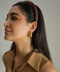 Espresso Silk Headband