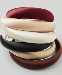 Burgundy Silk Headband