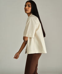 Fawn Egyptian Cotton Bowling Shirt