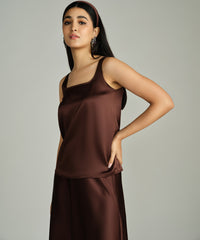 Espresso Silk Camisole