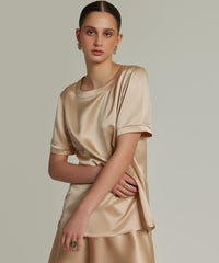 Champagne Silk T-Shirt