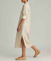 Fawn Egyptian Cotton Long Shirt Dress