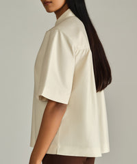 Fawn Egyptian Cotton Bowling Shirt