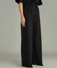 Black Egyptian Cotton Trousers