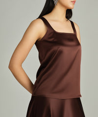 Espresso Silk Camisole