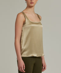 Olive Silk Camisole