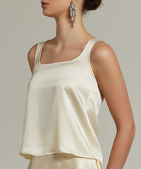 Cream Silk Camisole