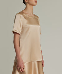 Champagne Silk T-Shirt