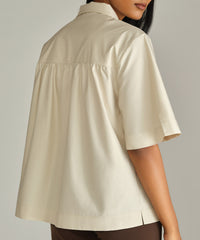 Fawn Egyptian Cotton Bowling Shirt