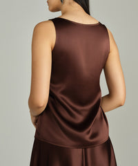 Espresso Silk Camisole
