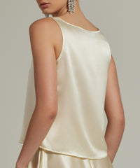 Cream Silk Camisole