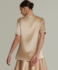 Champagne Silk T-Shirt
