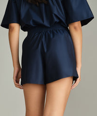 Navy Blue Egyptian Cotton Boxing Shorts