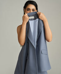 Blue Suiting Blazer