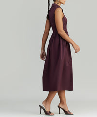 Mulberry Egyptian Cotton Long Tennis Dress