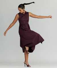 Mulberry Egyptian Cotton Long Tennis Dress