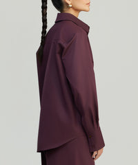 Mulberry Egyptian Cotton Oversized Shirt