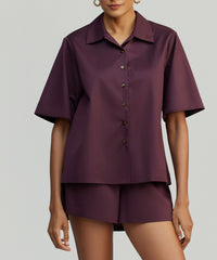 Mulberry Egyptian Cotton Bowling Shirt