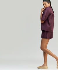 Mulberry Egyptian Cotton Bowling Shirt