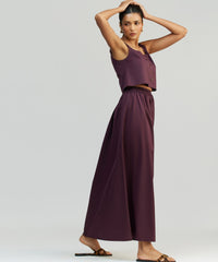 Mulberry Egyptian Cotton Maxi Skirt