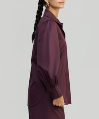 Mulberry Egyptian Cotton Bishop Sleeved Shirt