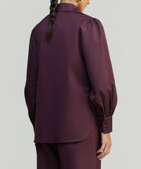 Mulberry Egyptian Cotton Bishop Sleeved Shirt