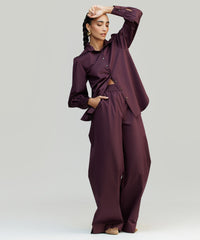 Mulberry Egyptian Cotton Bishop Sleeved Shirt