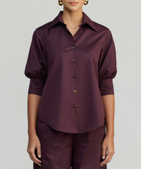 Mulberry Egyptian Cotton Short-Sleeved Shirt