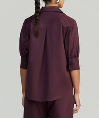 Mulberry Egyptian Cotton Short-Sleeved Shirt