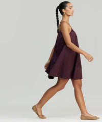 Mulberry Egyptian Cotton Short Trapeze Dress