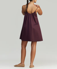 Mulberry Egyptian Cotton Short Trapeze Dress