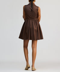 Brunette Egyptian Cotton Short Tennis Dress